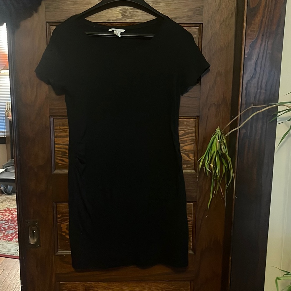 Black short size large HM maternity dress